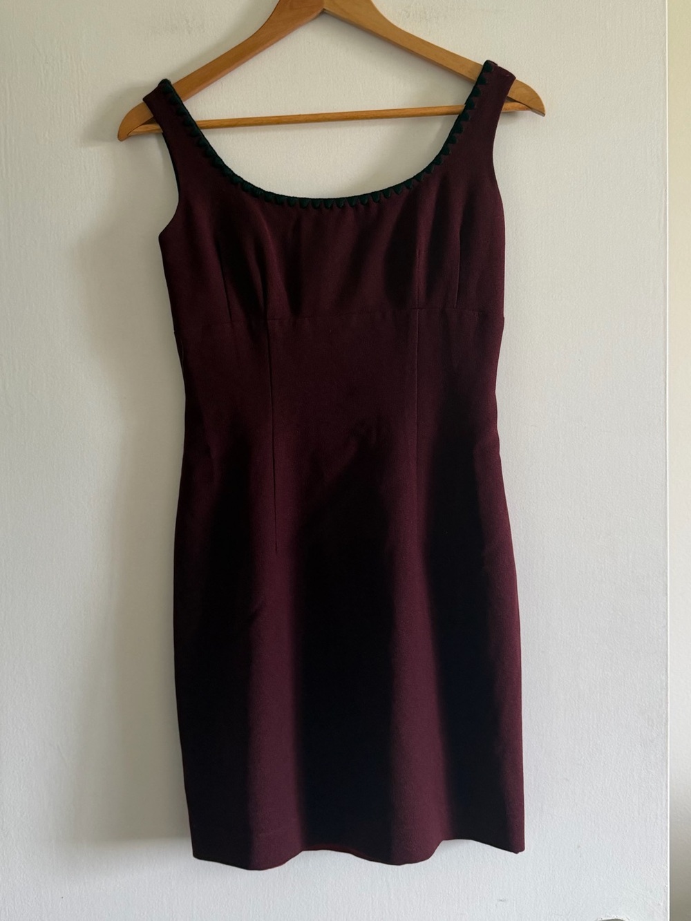 Nanette Lepore Vintage Maroon Burgundy Short Cocktail Dress size 2 EUC